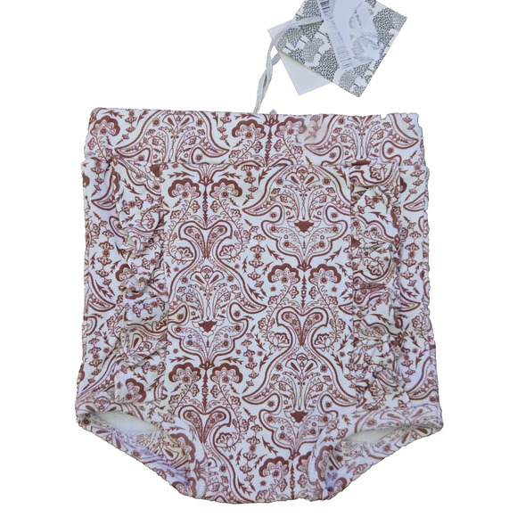 Kate Quinn Sleeveless Baby Romper – Rust Paisley Print, 18months - Picture 1 of 3